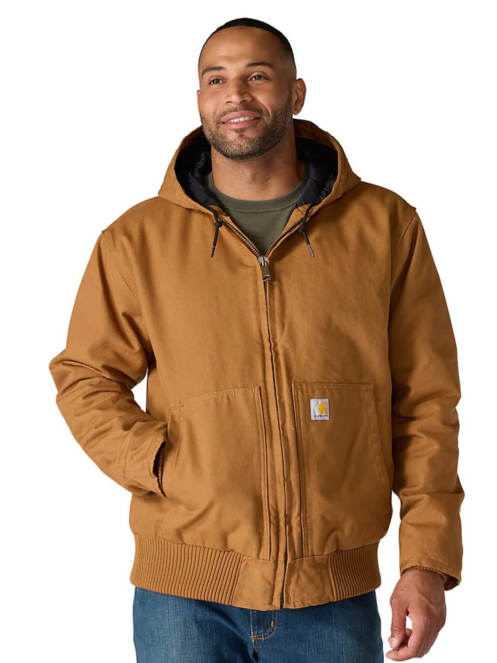 Carhartt Tan Washed Duck Active Jacket Size XL